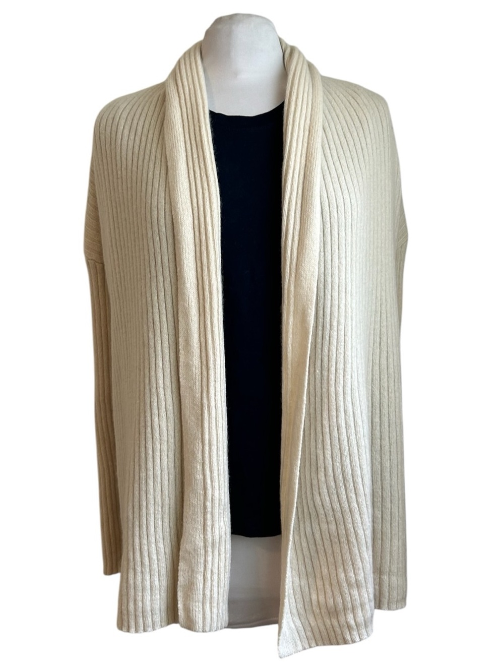 Aritzia Babaton Cashmere Ribbed Open-front cardigan XXS